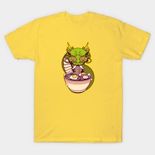 Dragon eating ramen T-Shirt